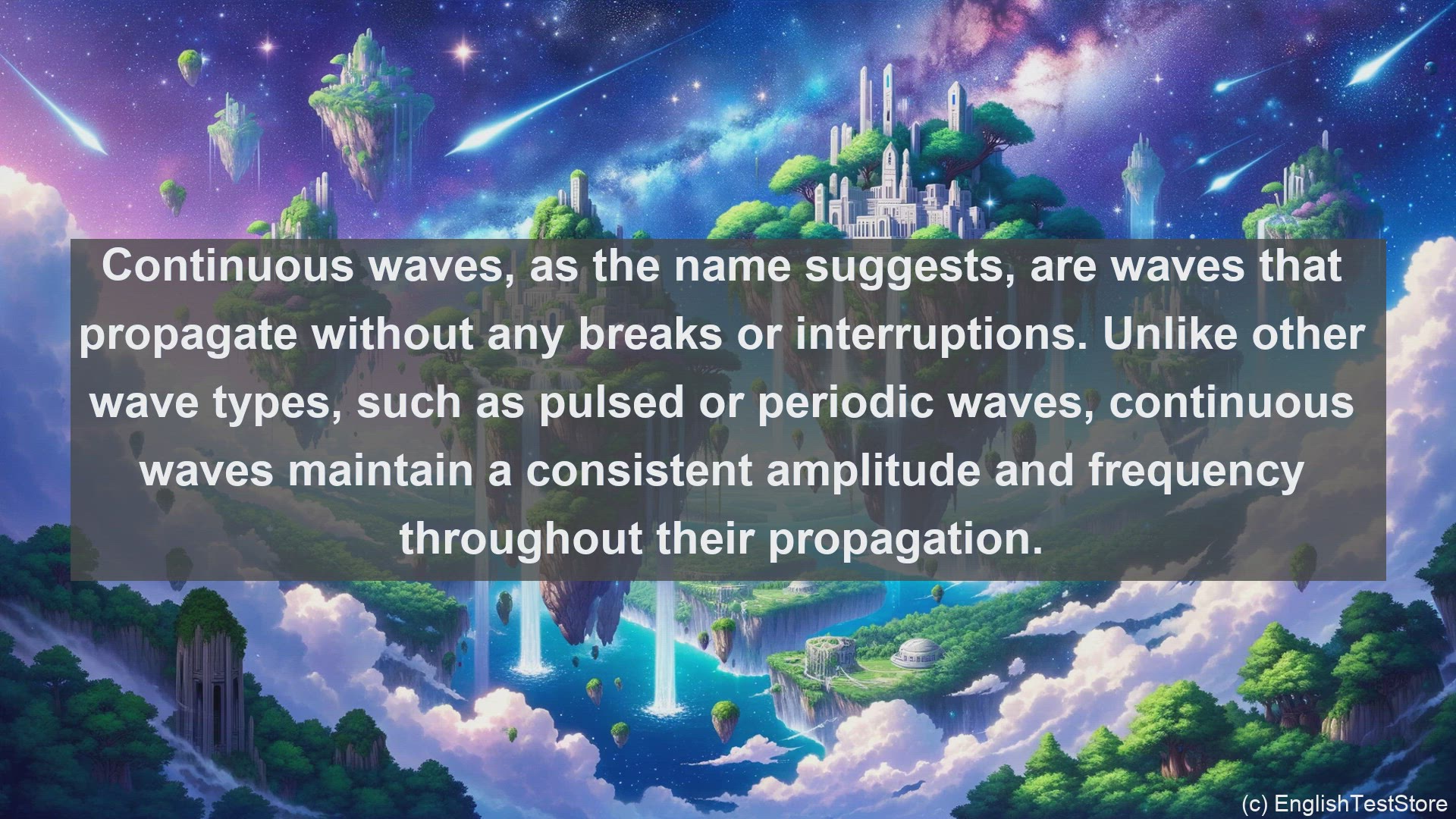 'Video thumbnail for Continuous wave in science  definition and examples'
