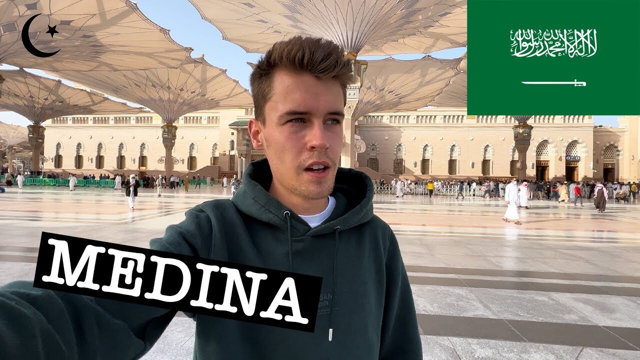 Video thumbnail for my journey to MEDINA, SAUDI ARABIA رحلتي للمدينة المنورة