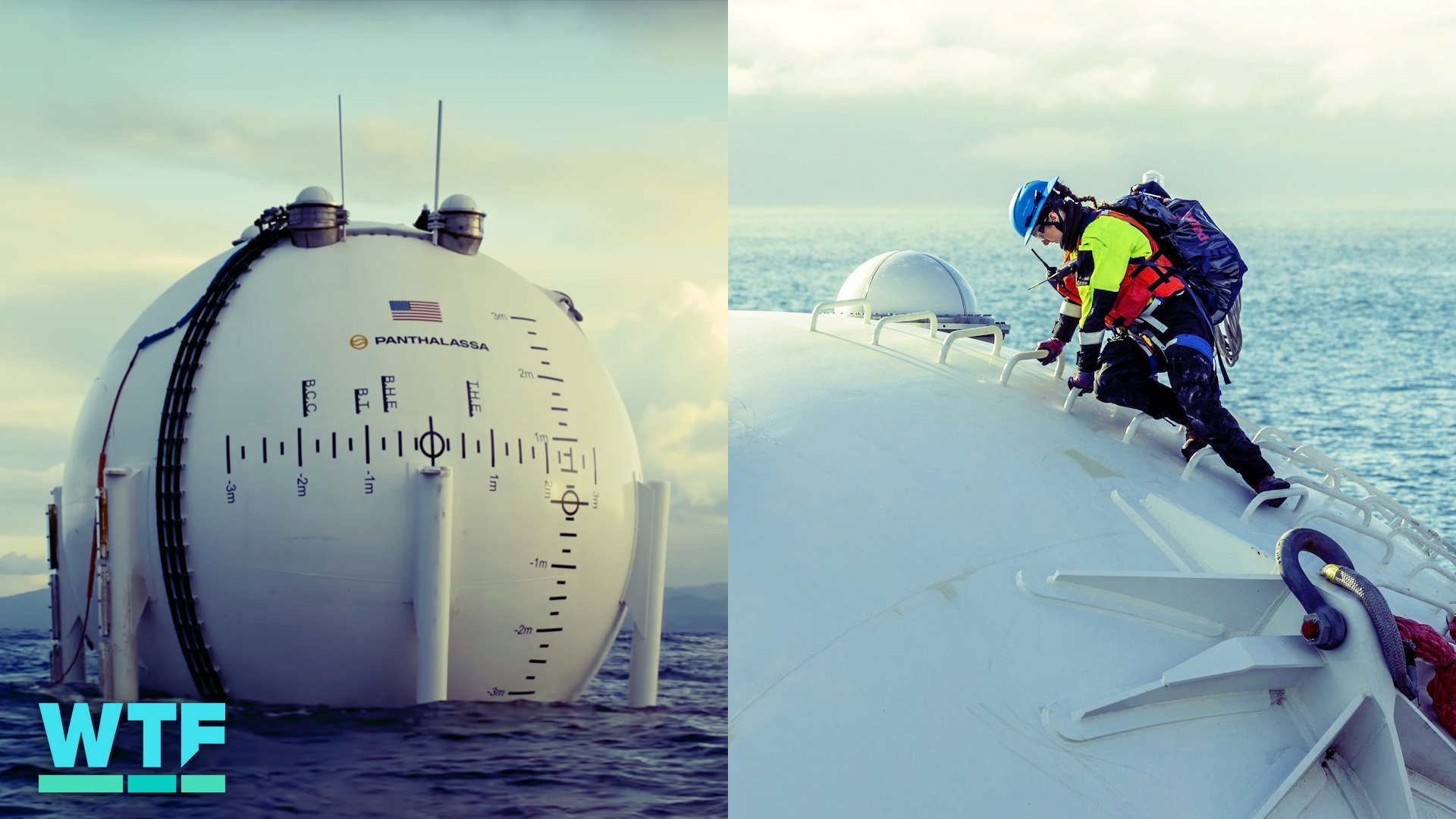 Video thumbnail for The orb-like Ocean-2 turns wave power into renewable energy