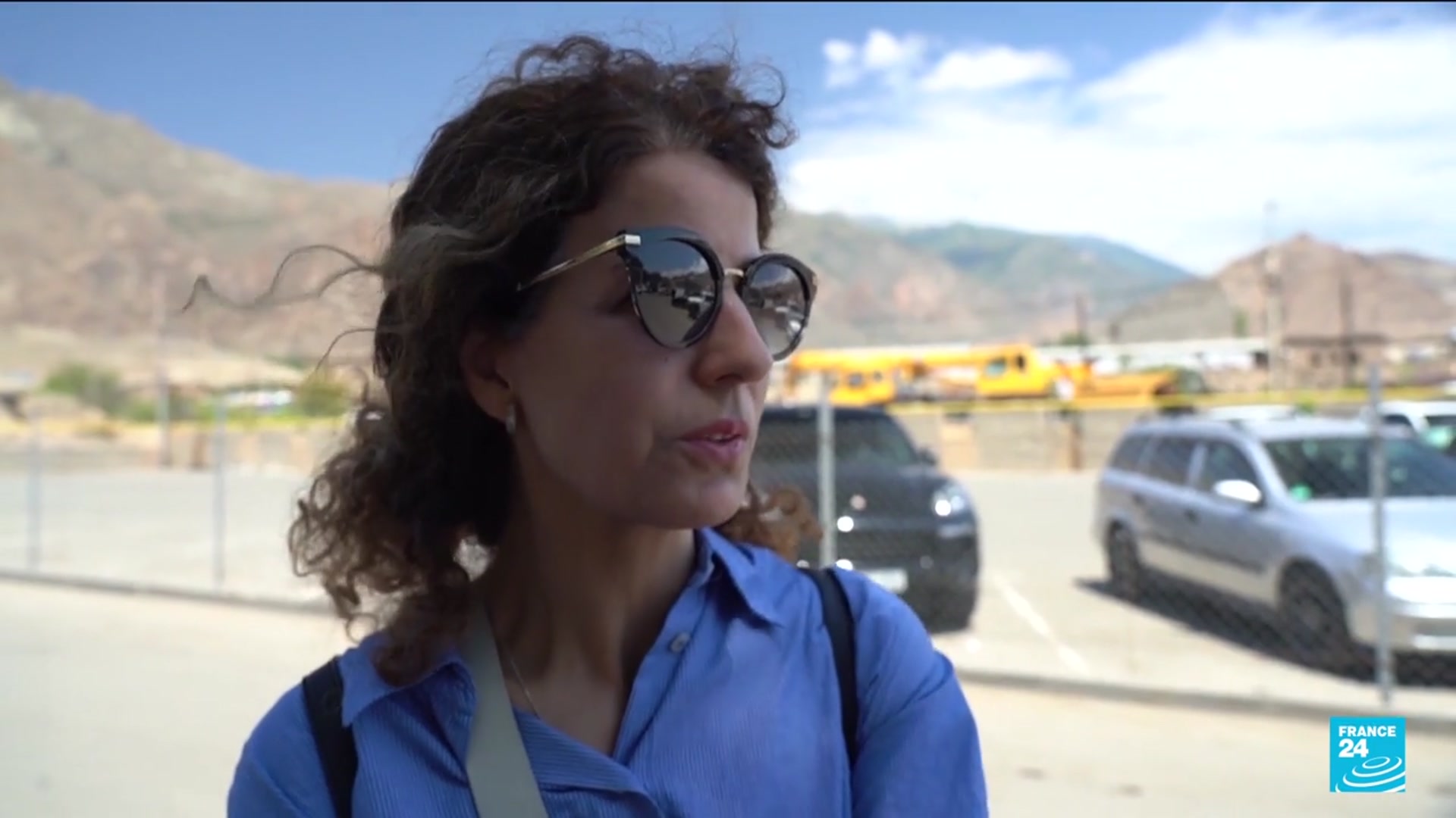 'Video thumbnail for France 24 report: Iranians still fleeing to Armenia despite ceasefire'