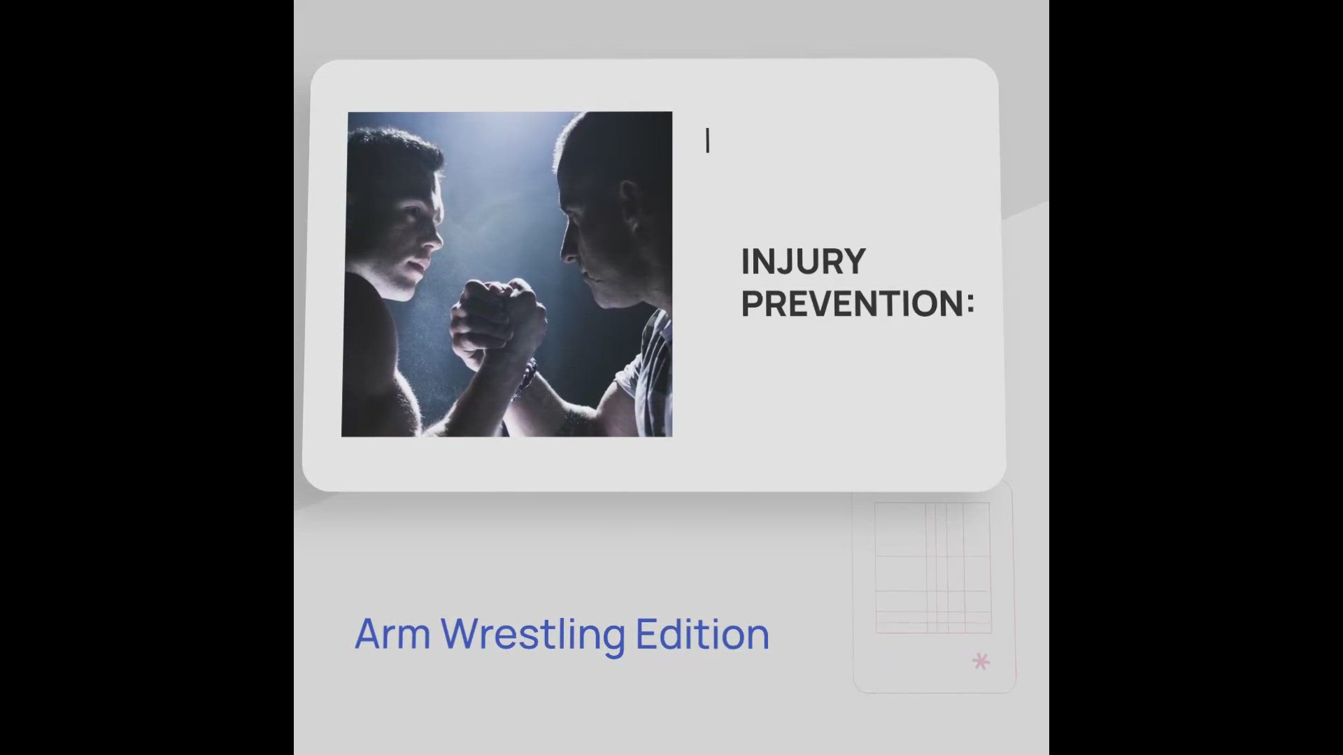 'Video thumbnail for Injury Prevention: Arm Wrestling Edition'