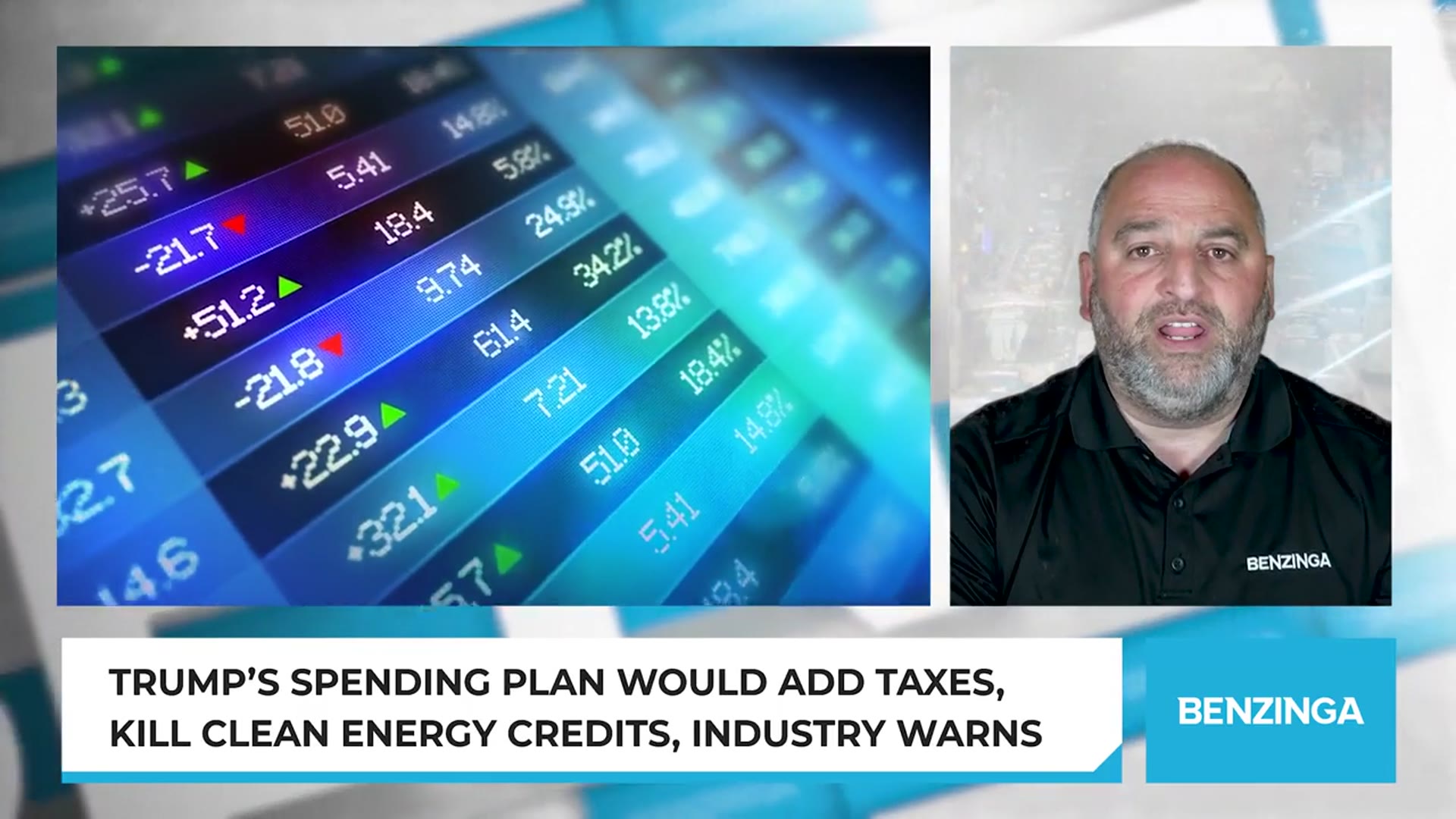 'Video thumbnail for Trump’s Spending Plan Would Add Taxes, Kill Clean Energy Credits, Industry Warns Wind, Solar Face New Taxes'