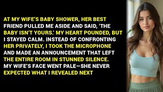 Video thumbnail for At My Wife’s Baby Shower, Her Best Friend Revealed a Dark Secret. My Public Revenge Left Everyone.