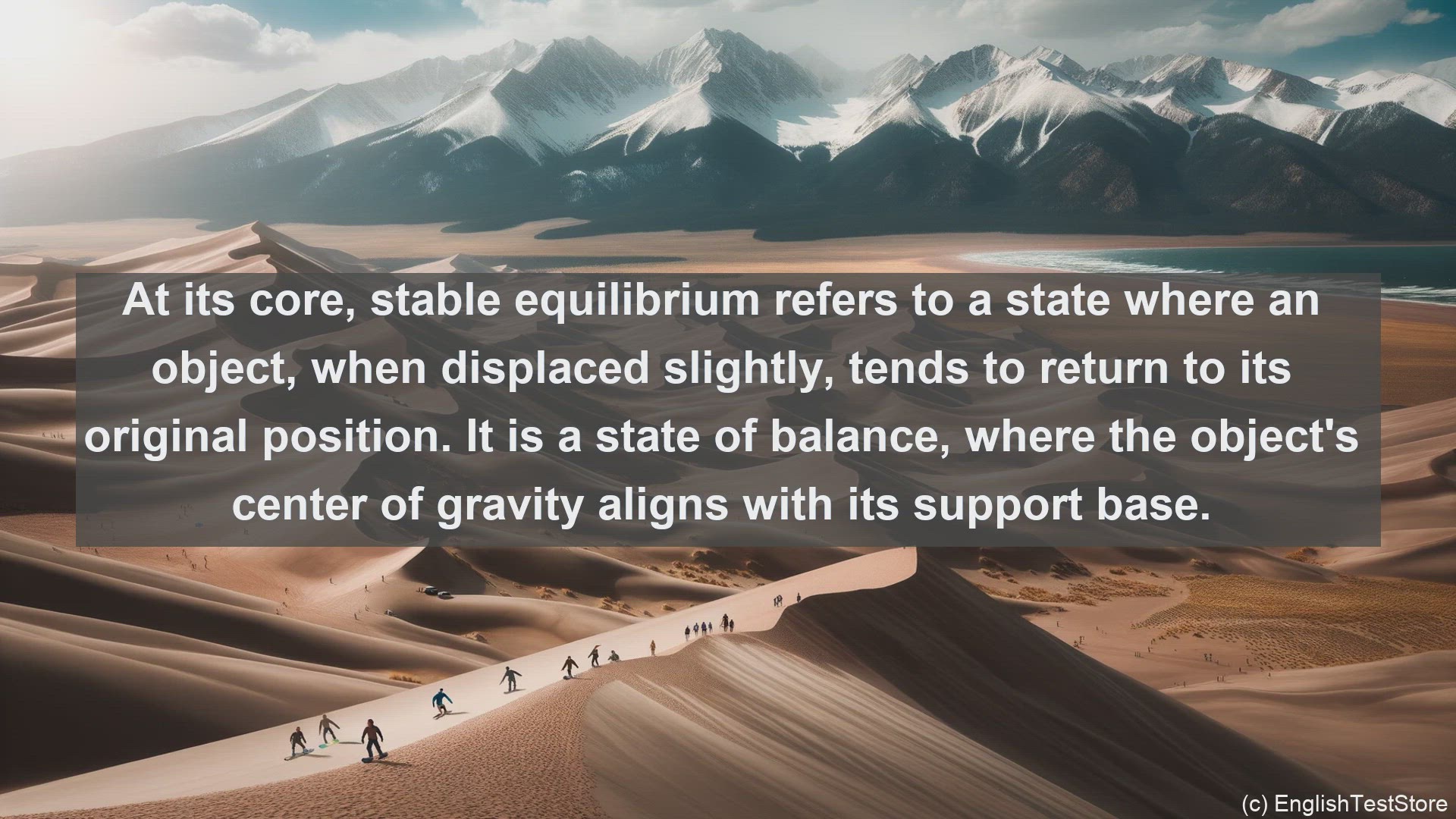 'Video thumbnail for Stable equilibrium in science  definition and examples'