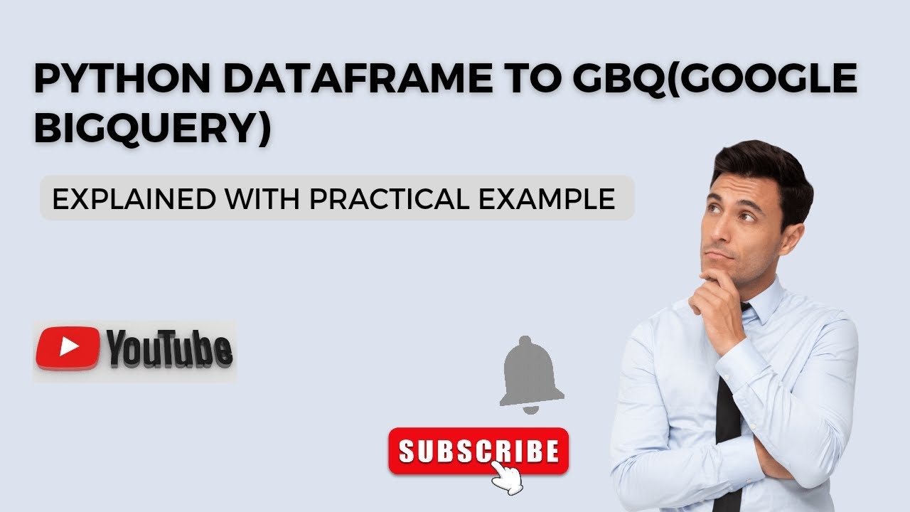 'Video thumbnail for Python Dataframe to GBQ(Google BigQuery) Conversion | Python Tutorial'