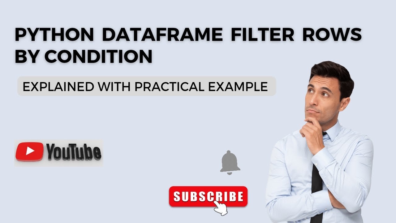 'Video thumbnail for Python Dataframe Filter Rows by Condition | Python Tutorial'
