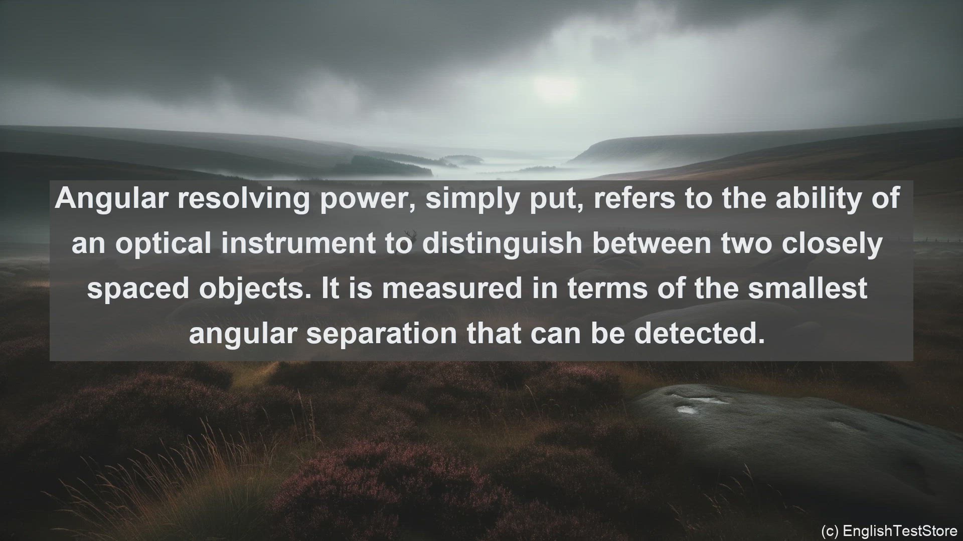 'Video thumbnail for Angular resolving power in science  definition and examples'