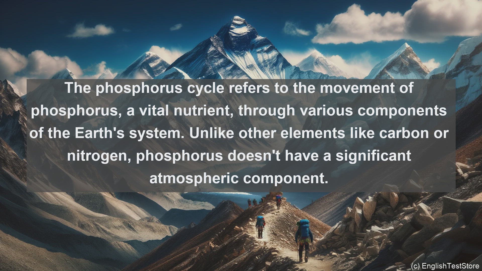 'Video thumbnail for Phosphorus cycle in science  definition and examples'
