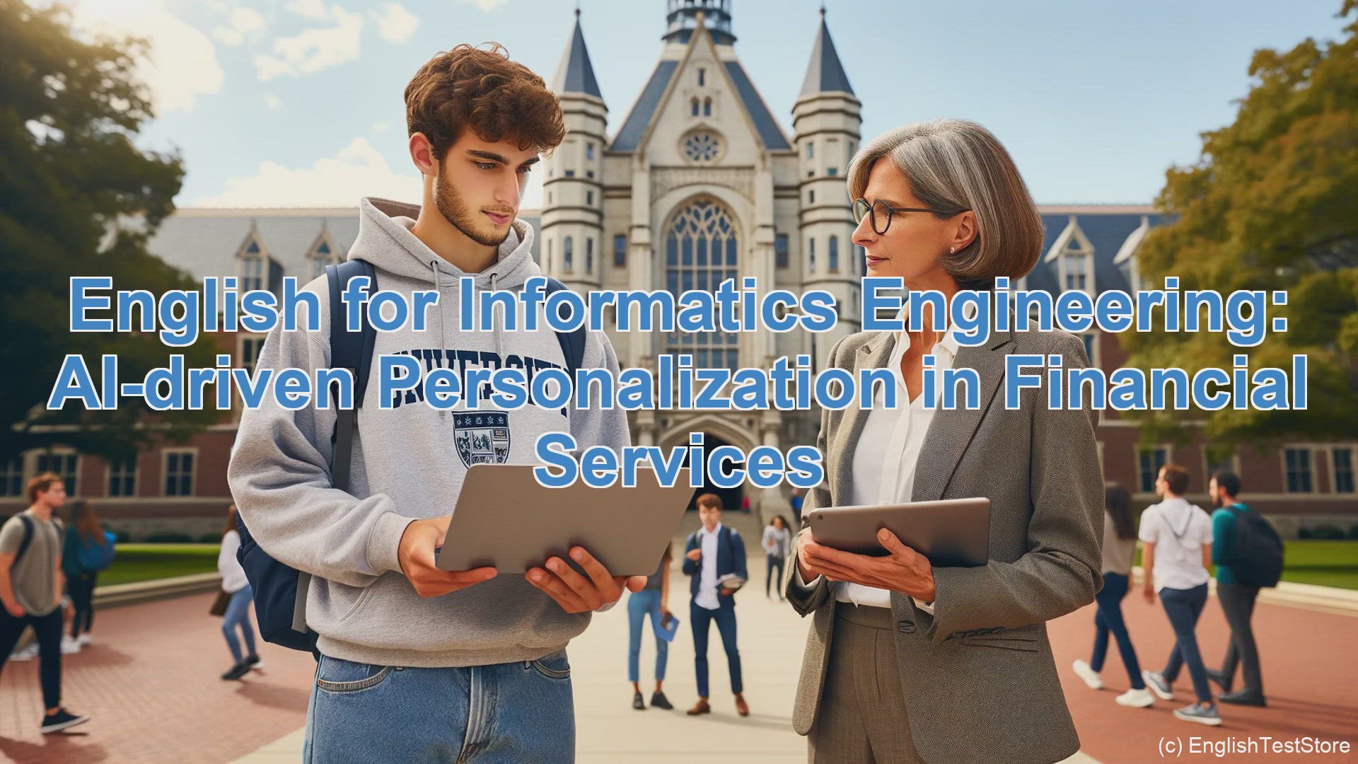 'Video thumbnail for English Conversation for Informatics Engineering: AI-driven Personalization in Financial Services'