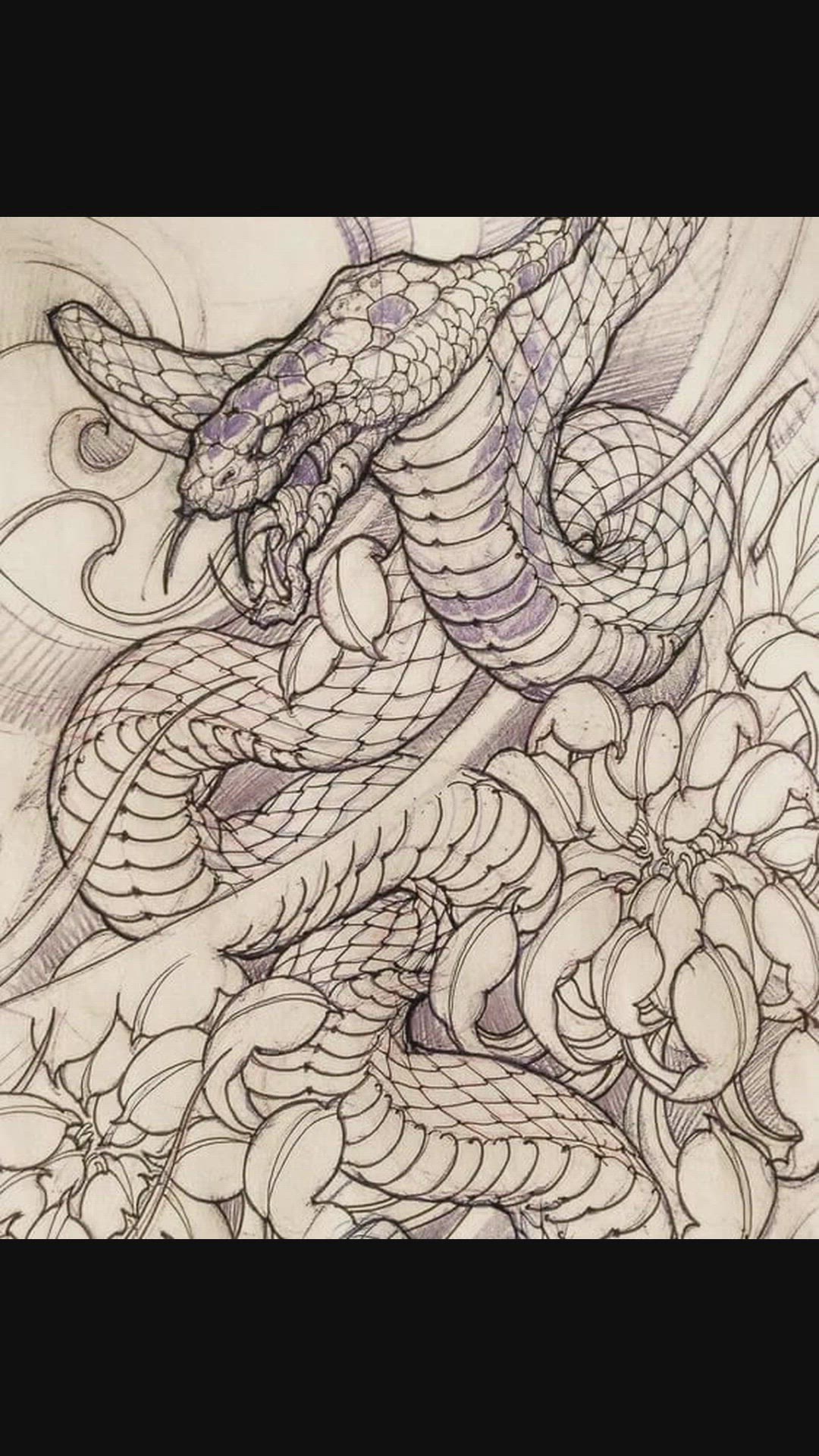 'Video thumbnail for drawing tattoo designs'