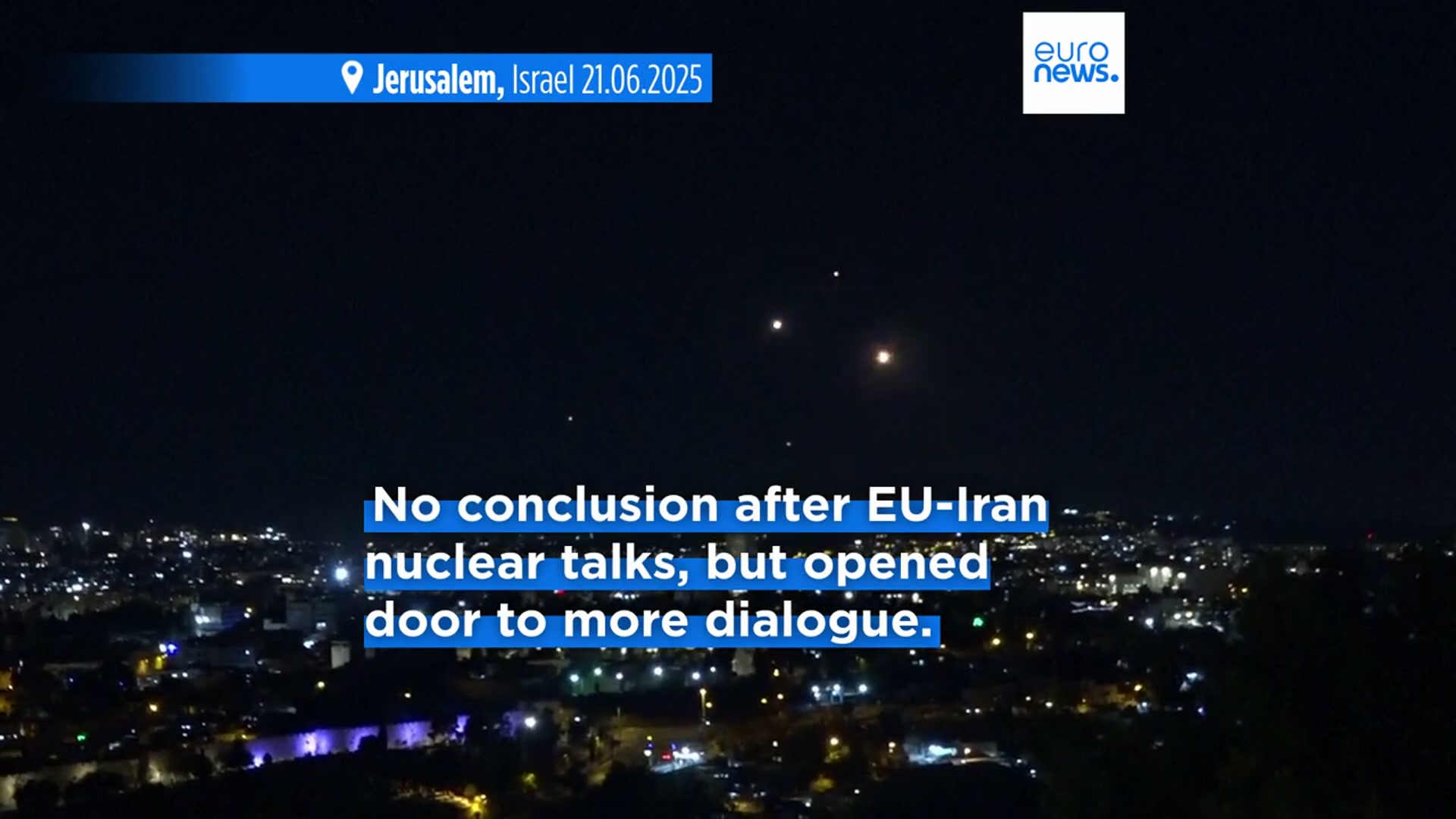 'Video thumbnail for Israel-Iran conflict enters its second week with fresh attacks despite Geneva talks'