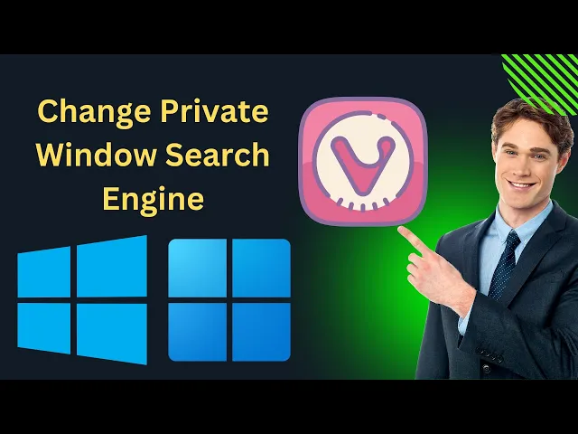 'Video thumbnail for How to Change Vivaldi Private Window Search Engine on Windows 11 or 10 | GearUpWindows Tutorial'