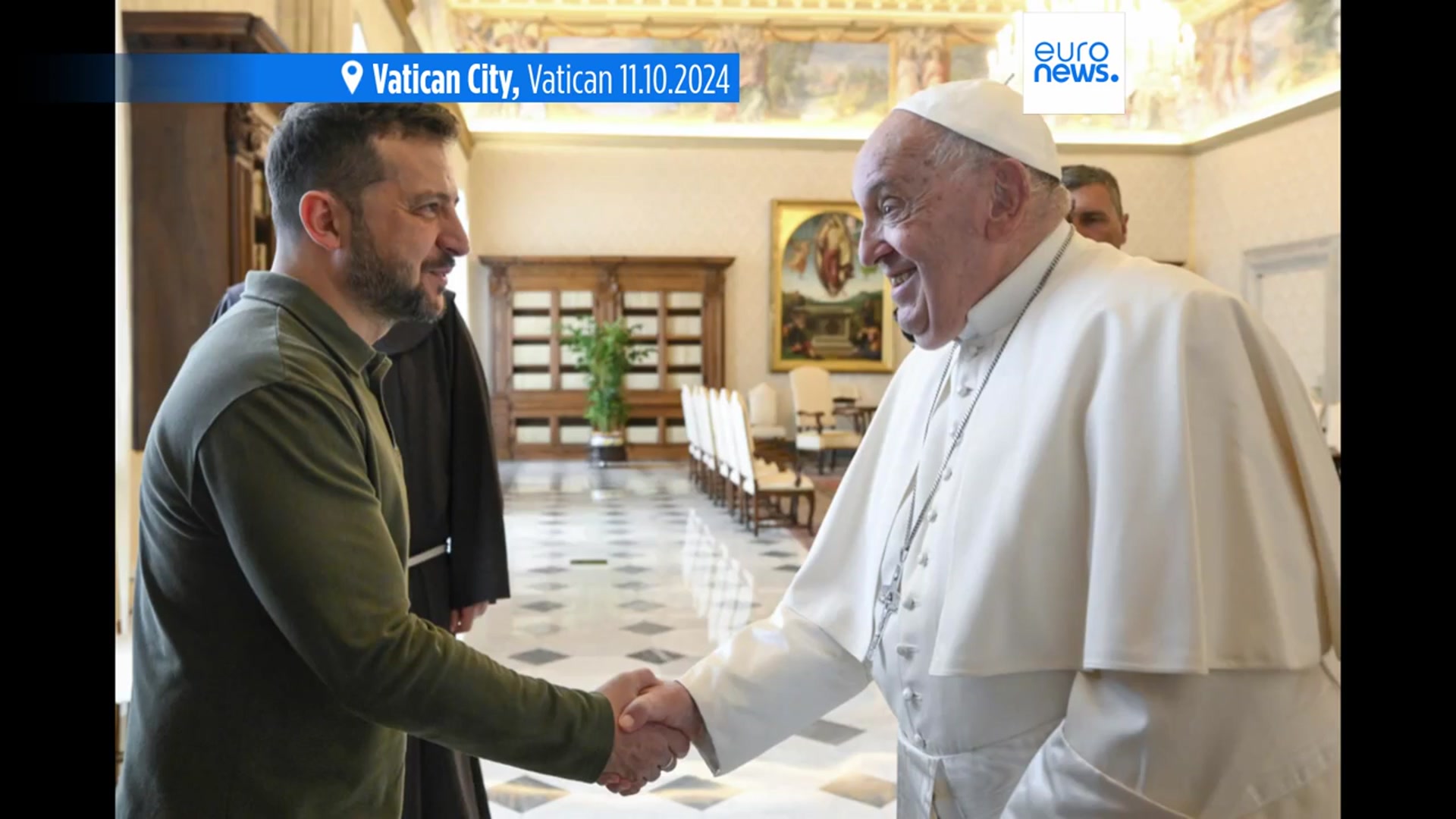 'Video thumbnail for World leaders arrive in Rome as Vatican prepares for funeral of Pope Francis on Saturday'