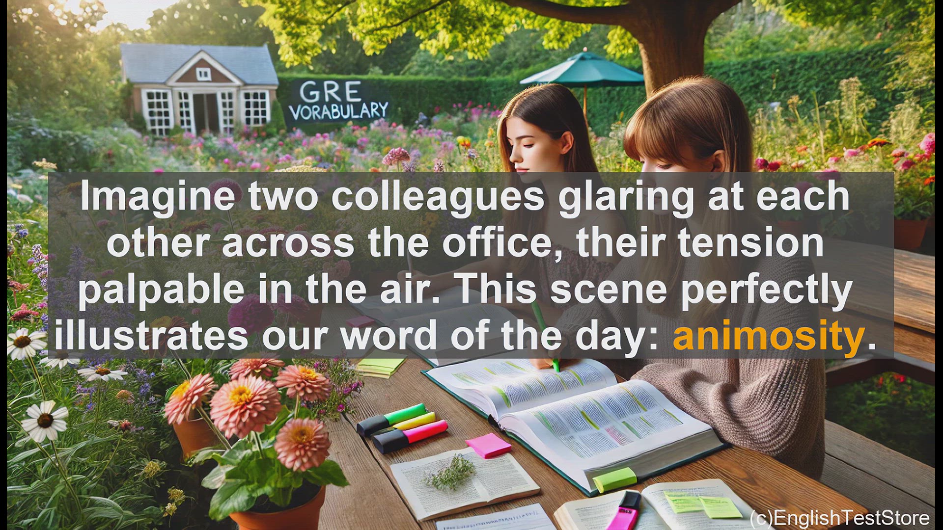'Video thumbnail for GRE Vocabulary Lesson: Exploring the Power of Animosity - Enhancing Your GRE Vocabulary'