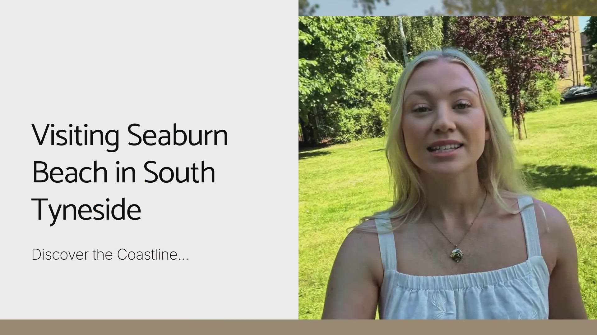 Video thumbnail for Discover the Coastline and Activities at Seaburn beach