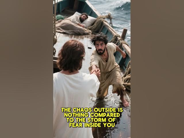 Video thumbnail for Can ONE Word Really Calm the Storm in Life? #jesus #faith #love #god #motivation #bibleverse #prayer