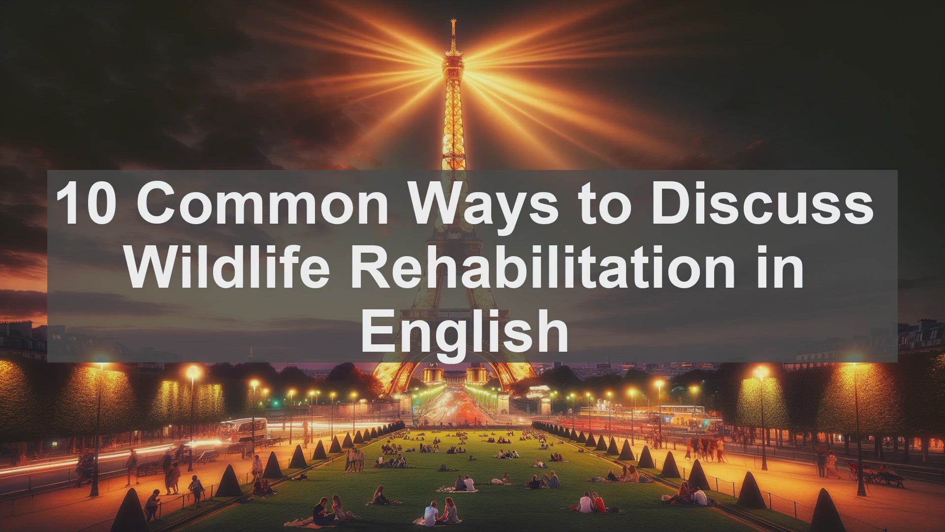 'Video thumbnail for 10 Common Ways to Discuss Wildlife Rehabilitation in English '