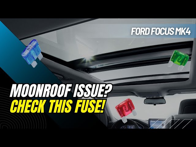 Video thumbnail for Ford Focus MK4 Moonroof Fuse Location | Sunroof Not Working? EASY FIX! (2019-2021)