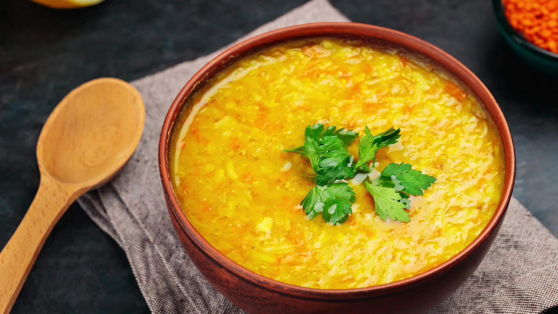'Video thumbnail for Lentil Soup with Lemon and Cumin'