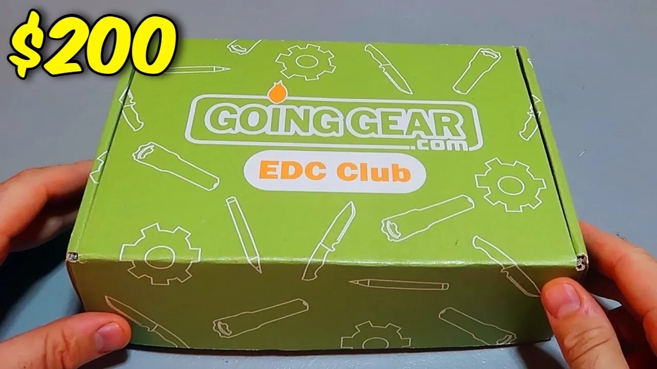 'Video thumbnail for $200 Mystery Box   Going Gear EDC Club Premium'