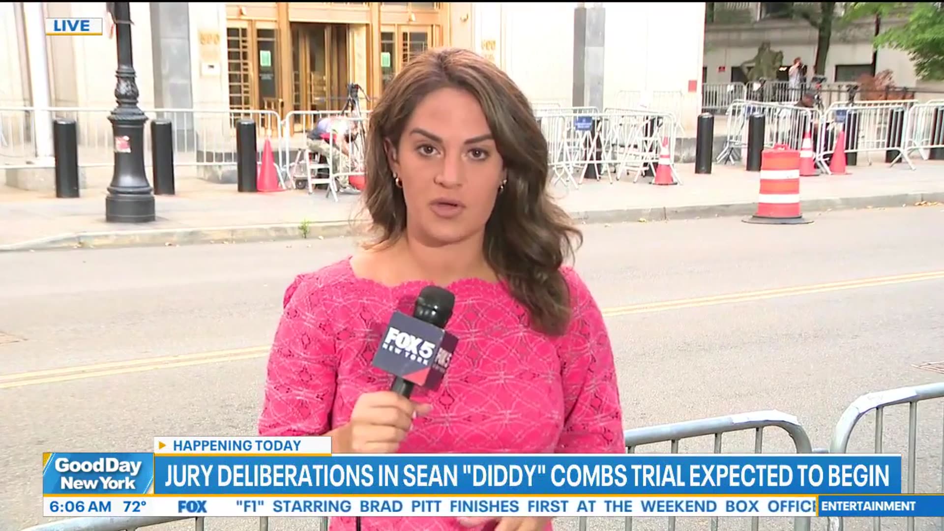 'Video thumbnail for Jury due to begin deliberating in Diddy trial'