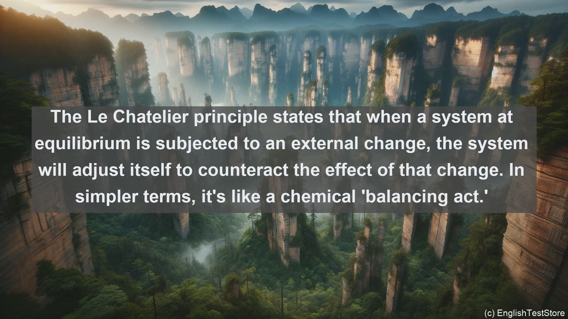 'Video thumbnail for Le chatelier principle in science  definition and examples'