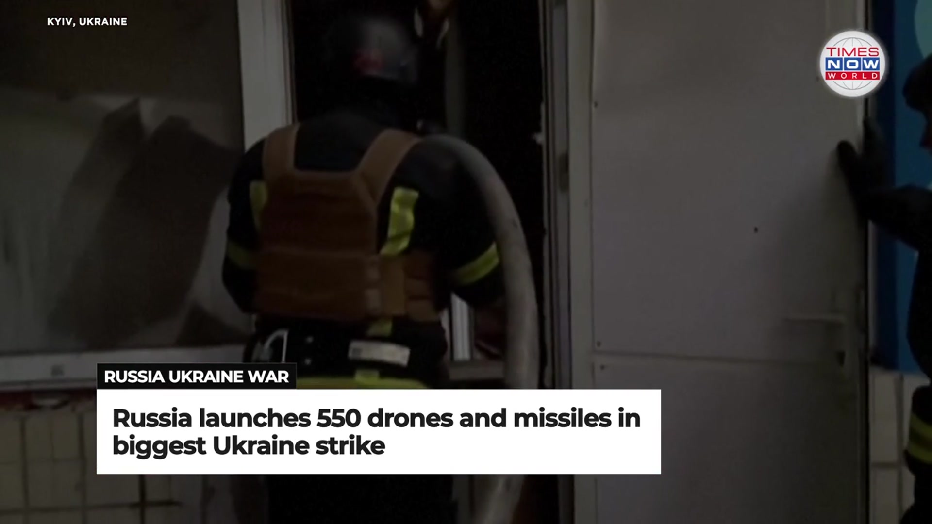 'Video thumbnail for Russia Unleashes Biggest Drone Attack, Trump ‘Very Disappointed’ on Ukraine | Times Now World'