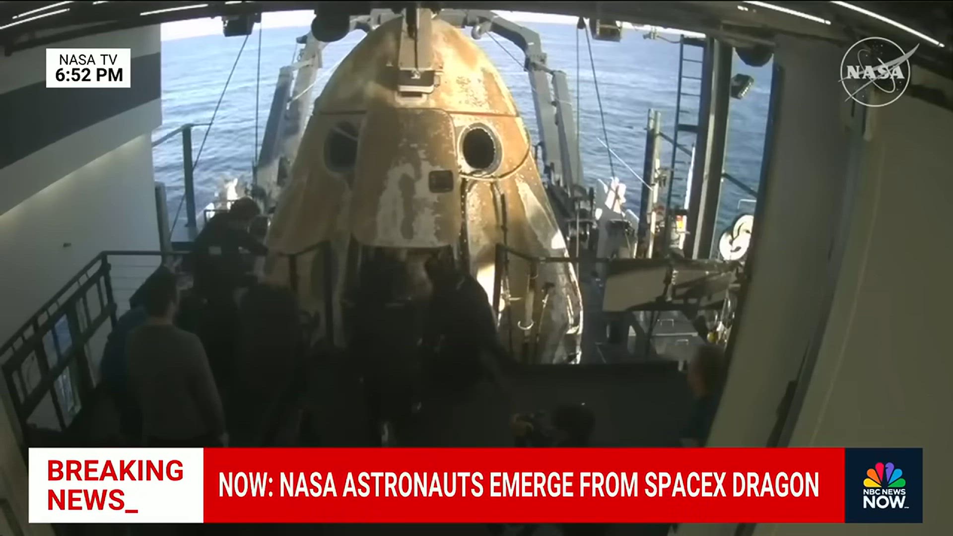 'Video thumbnail for NASA Astronauts Finally Return to Earth After 9 Months Stranded in Space!'