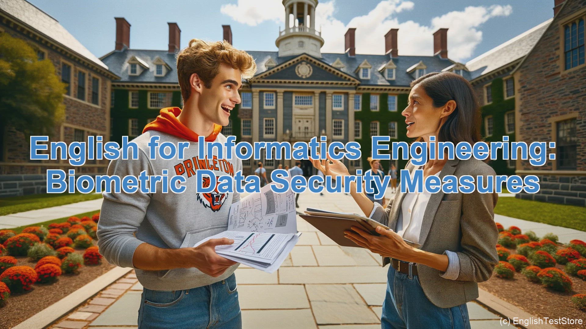 'Video thumbnail for English Conversation for Informatics Engineering: Biometric Data Security Measures'