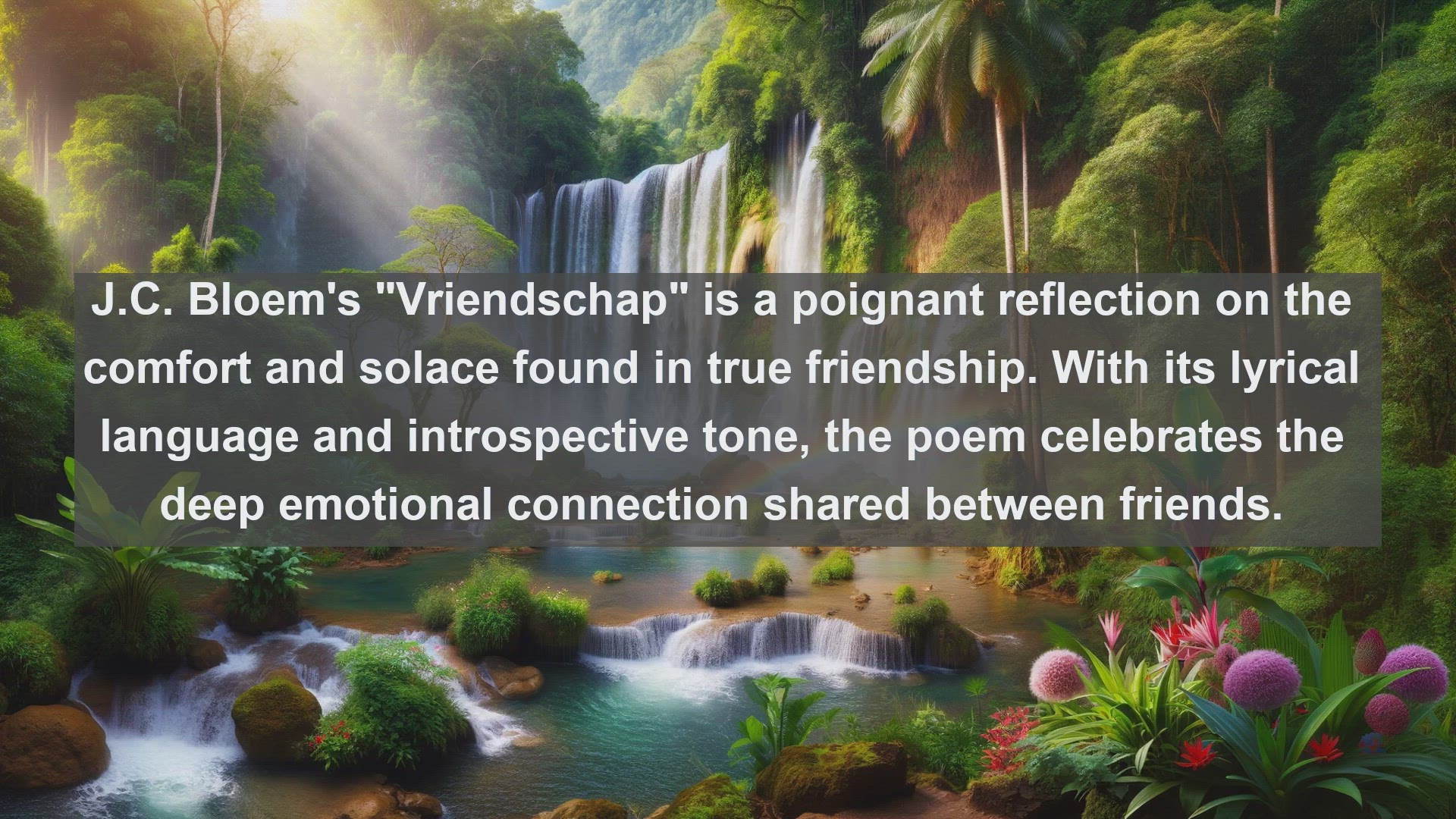 'Video thumbnail for Top 10 Dutch Poems on Friendship'