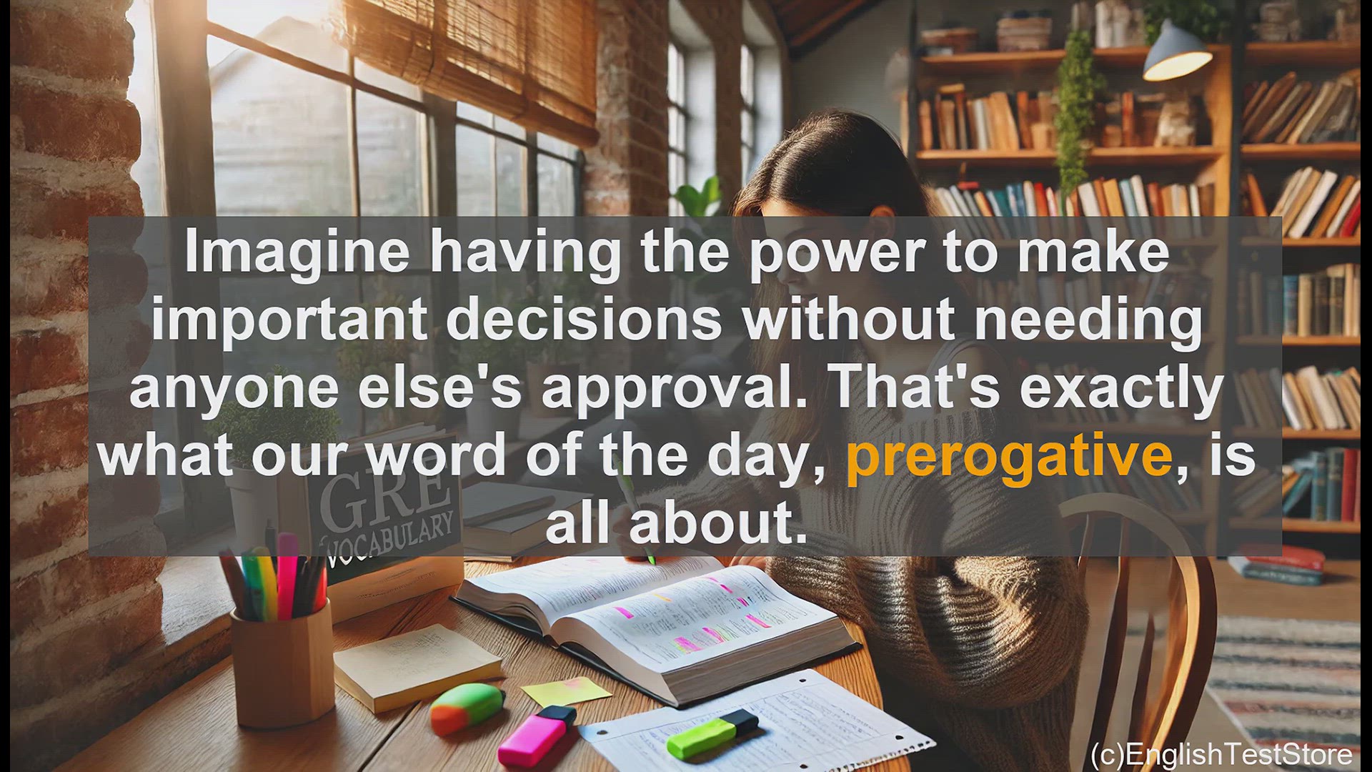 'Video thumbnail for GRE Vocabulary Lesson: The Power of Prerogative - Exploring a Privileged Right'