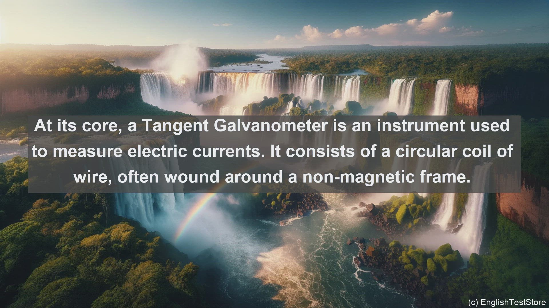 'Video thumbnail for Tangent galvanometer in science  definition and examples'