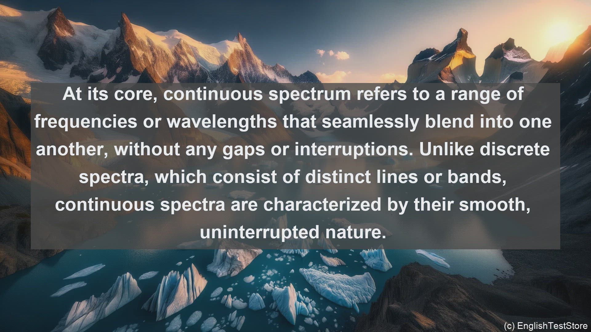 'Video thumbnail for Continuous spectrum in science  definition and examples'