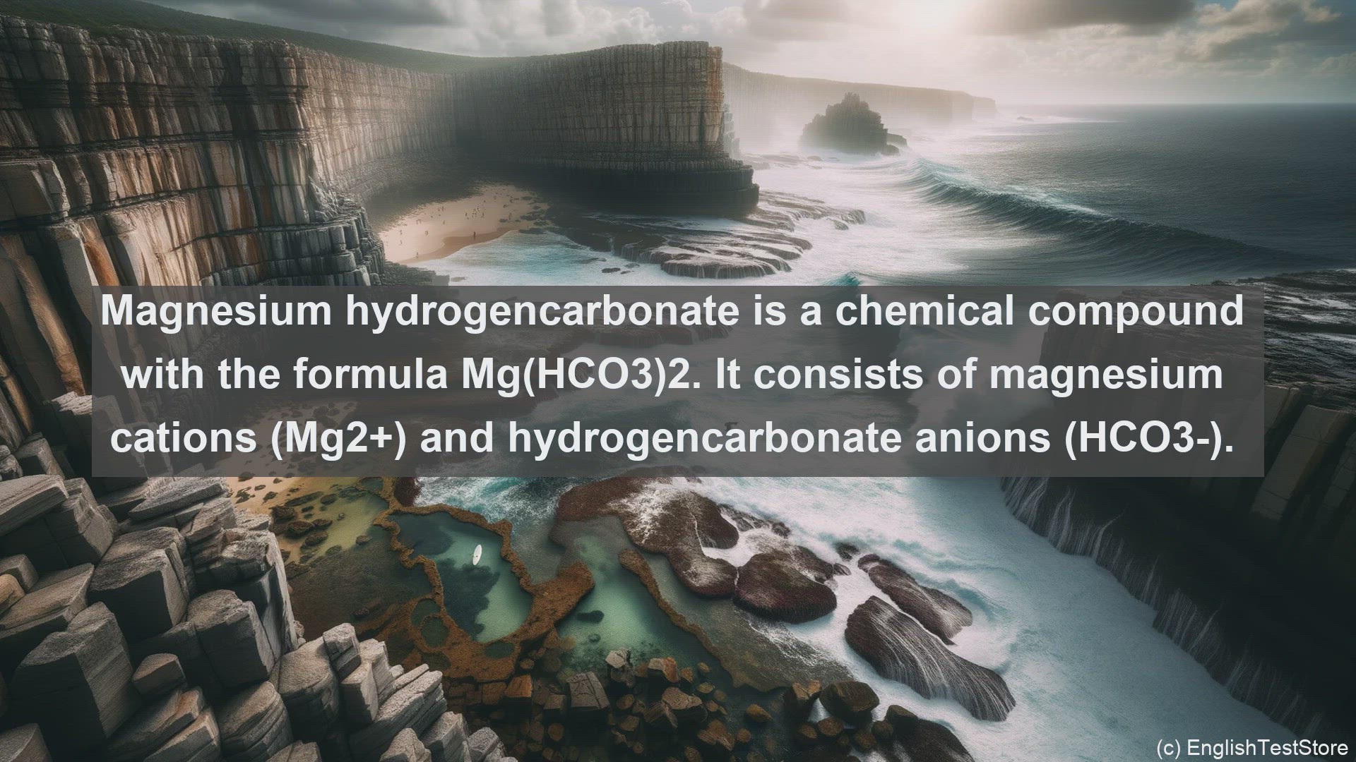 'Video thumbnail for Magnesium hydrogencarbonate in science  definition and examples'