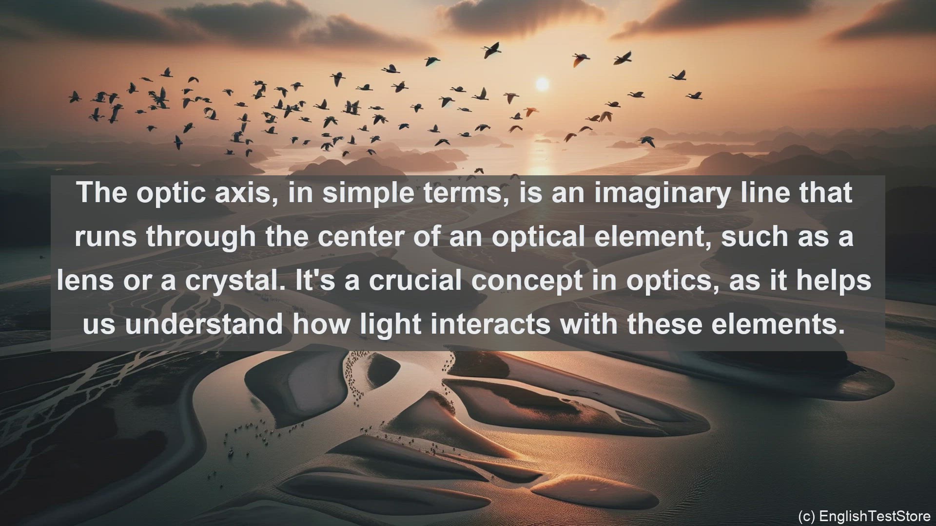 'Video thumbnail for Optic axis in science  definition and examples'