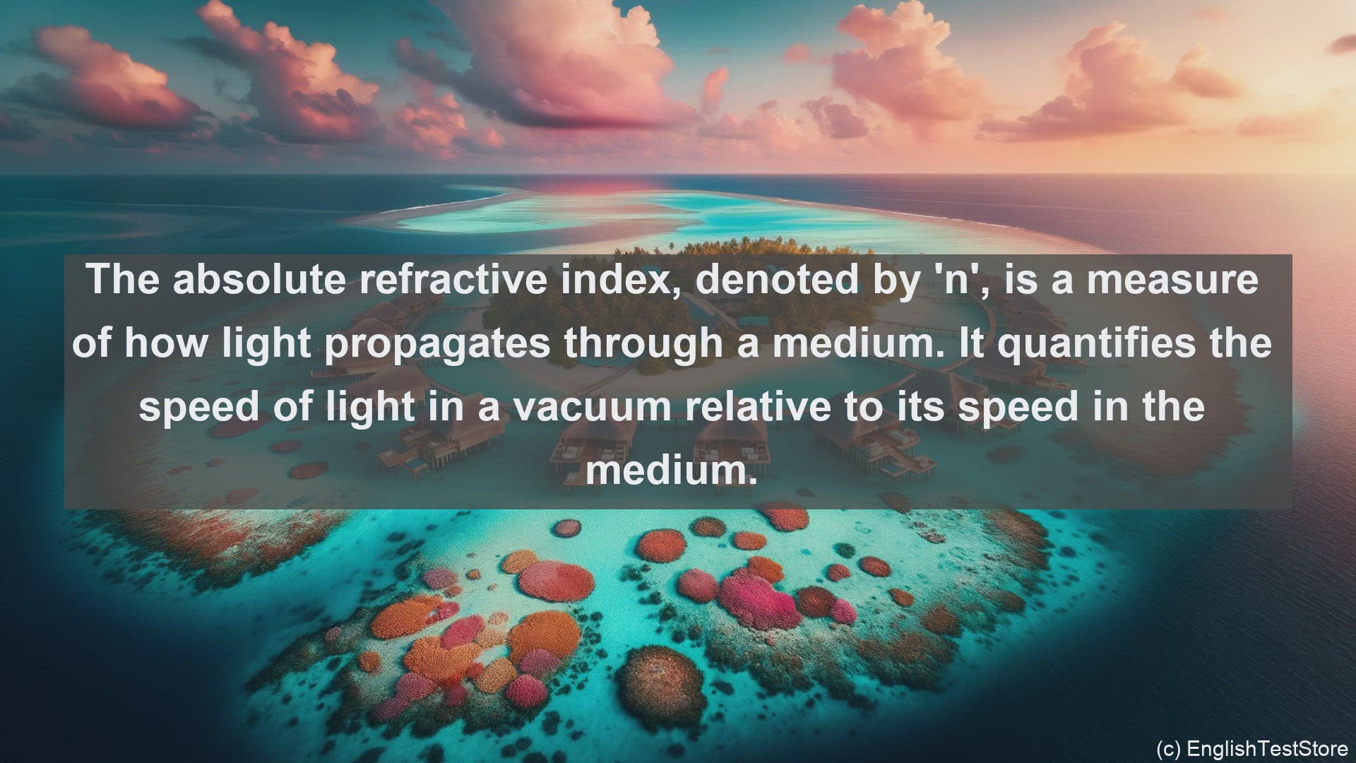 'Video thumbnail for Absolute refractive index in science  definition and examples'