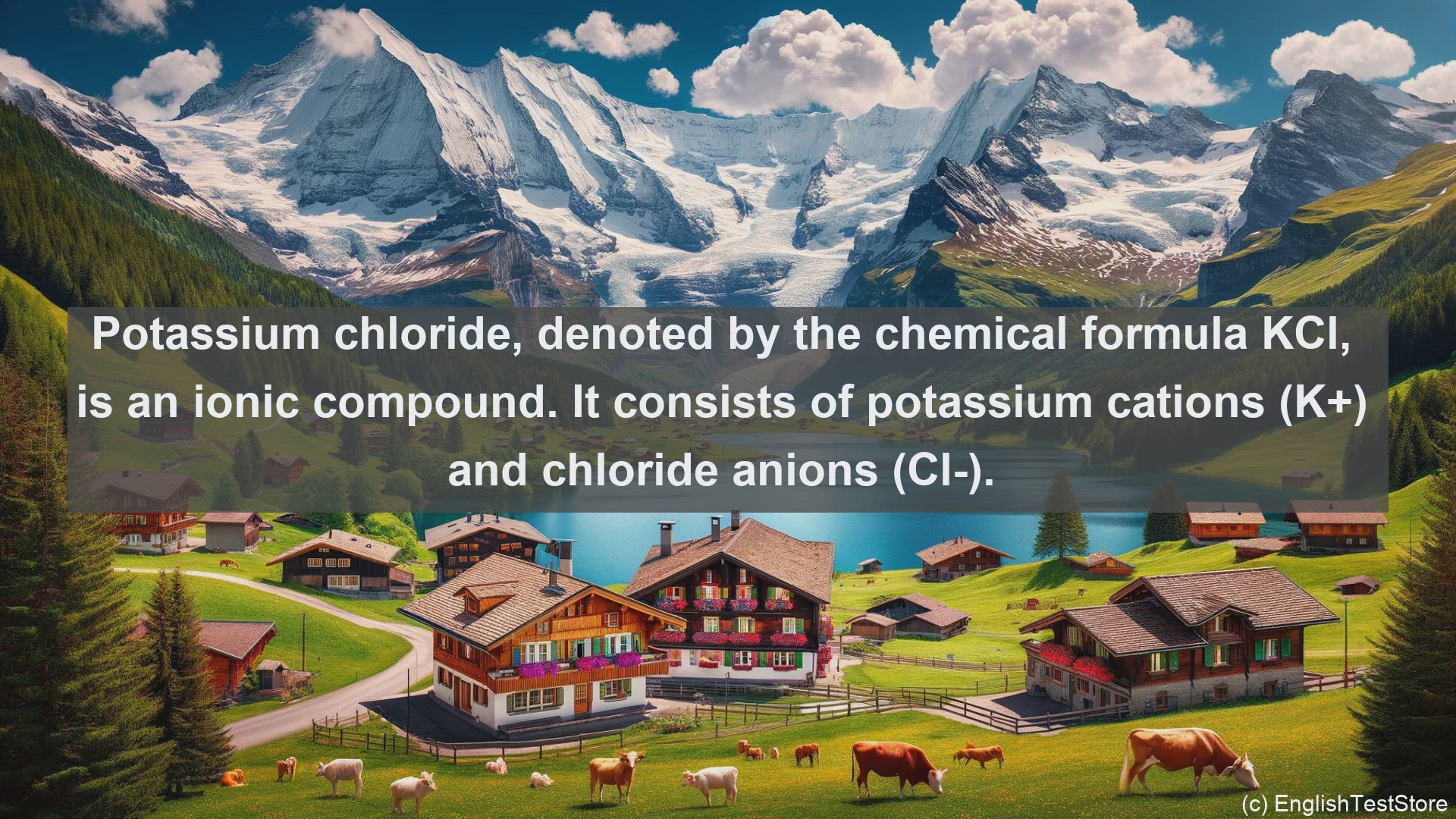 'Video thumbnail for Potassium chloride in science  definition and examples'