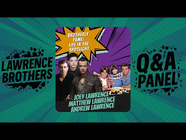 Video thumbnail for Joey, Matthew & Andrew Lawrence Talk Mrs. Doubtfire, Blossom, Boy Meets World & More | Q&A Panel