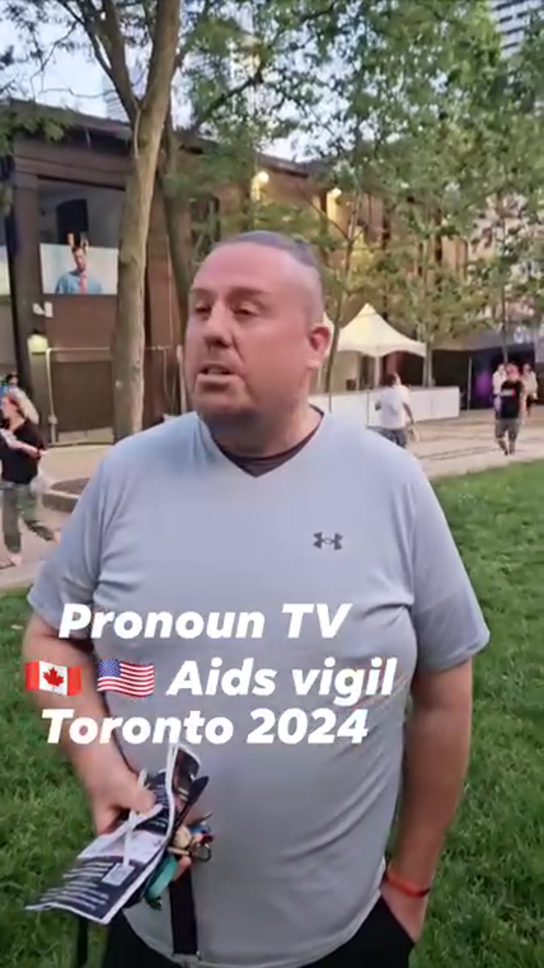 Video thumbnail for AIDS VIGIL TORONTO