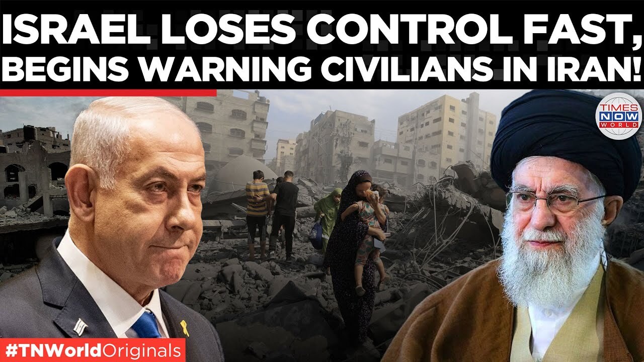 'Video thumbnail for Iran’s Retaliation Rocks Israel—Civilian Evacuation Alert Issued by IDF! | Times Now World'