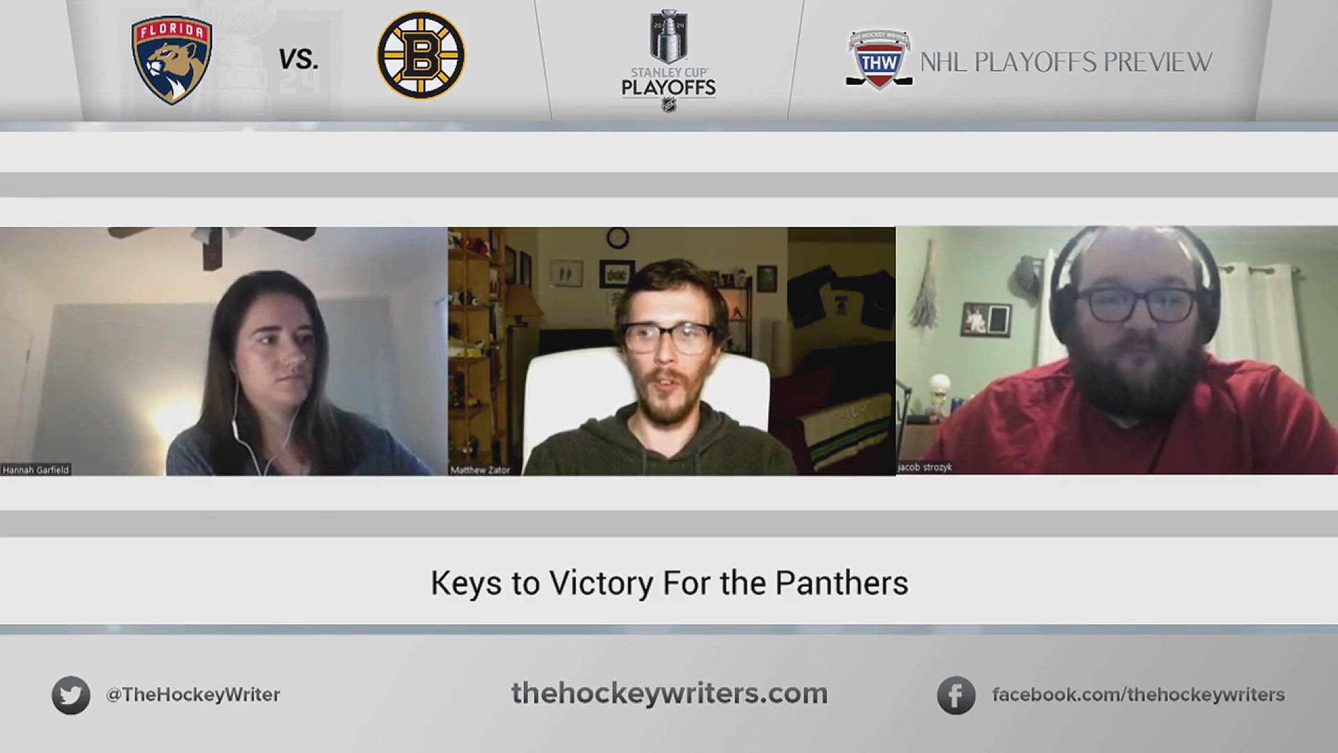 'Video thumbnail for Panthers vs. Bruins 2024 NHL Playoff Preview - Keys to Victory for the Panthers'