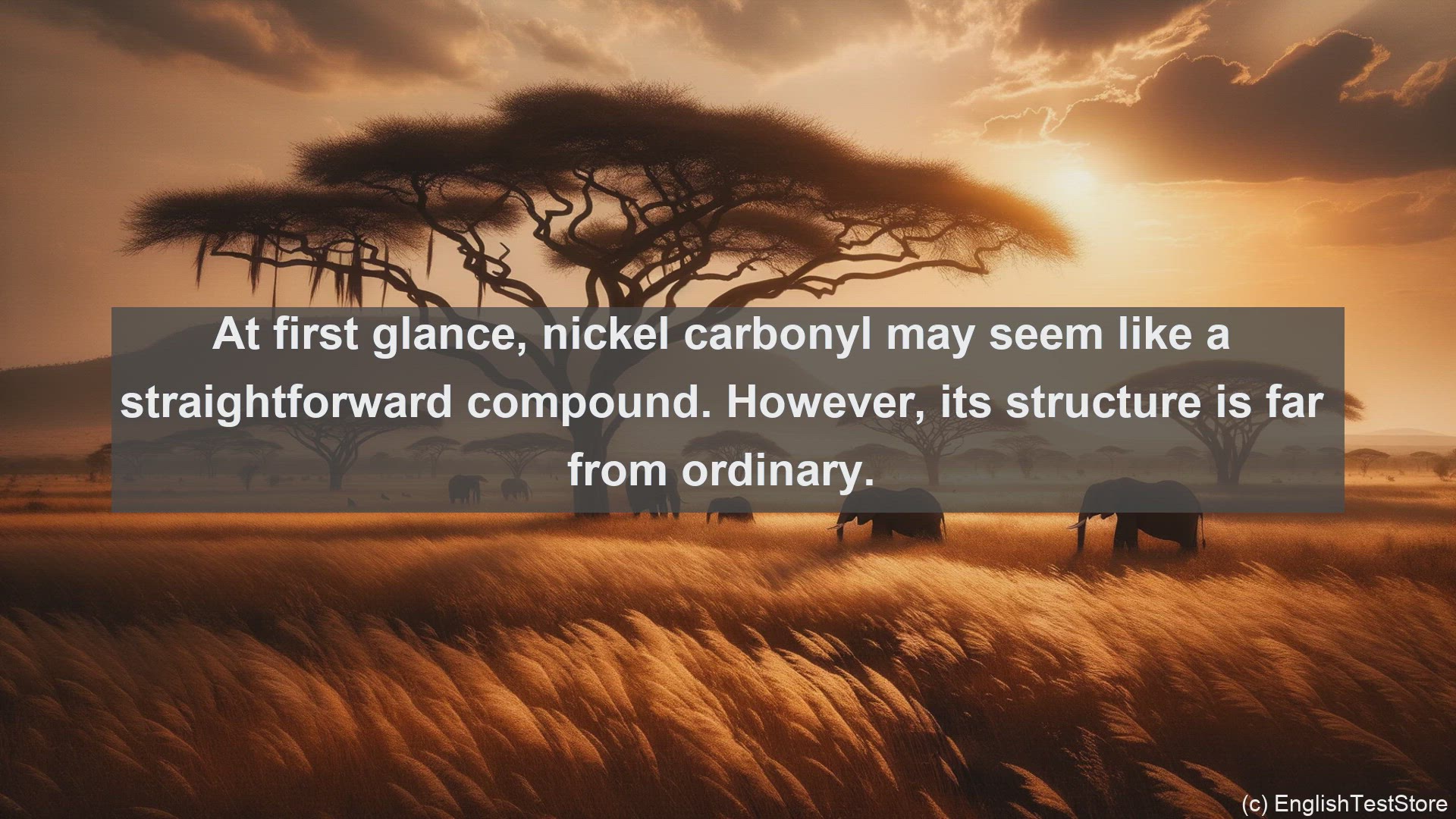 'Video thumbnail for Nickel carbonyl in science  definition and examples'