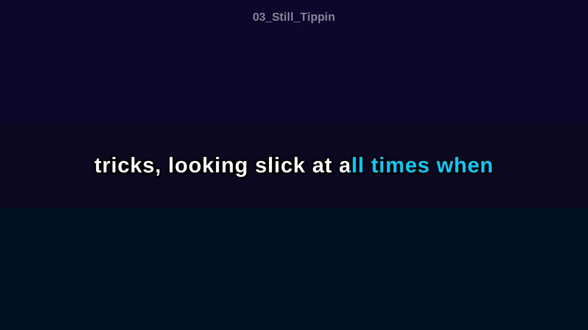 Video thumbnail for Karaoke W/ Lyrics: Still Tippin' | ARTificial Originals - not Tyler