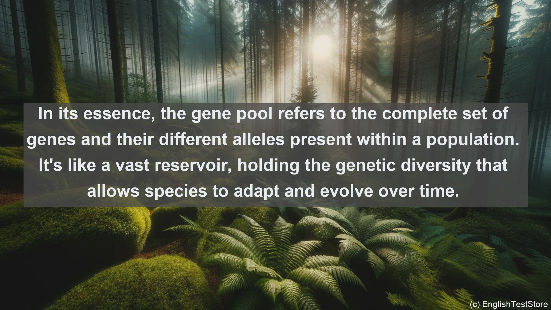 'Video thumbnail for Gene pool in science  definition and examples'
