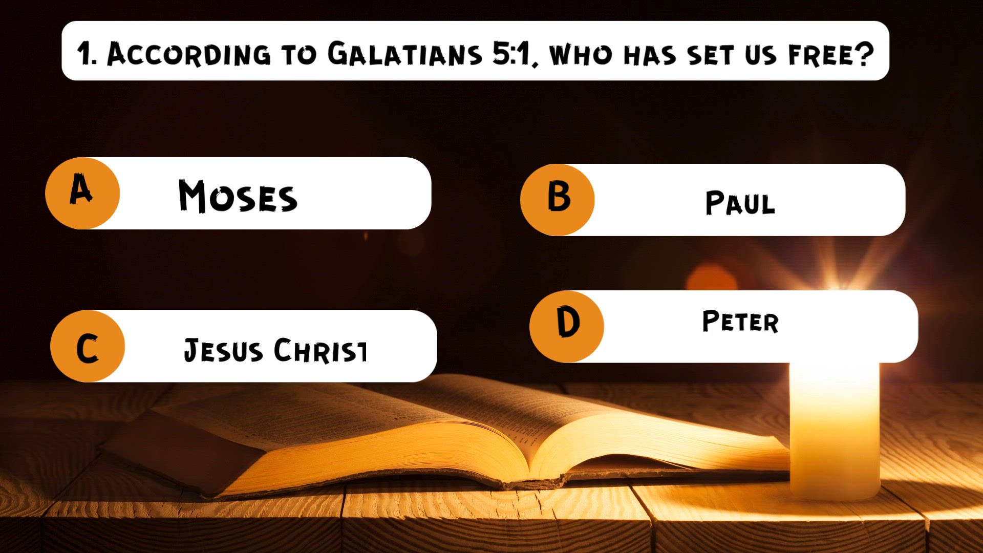 'Video thumbnail for Quiz on Bible Freedom '