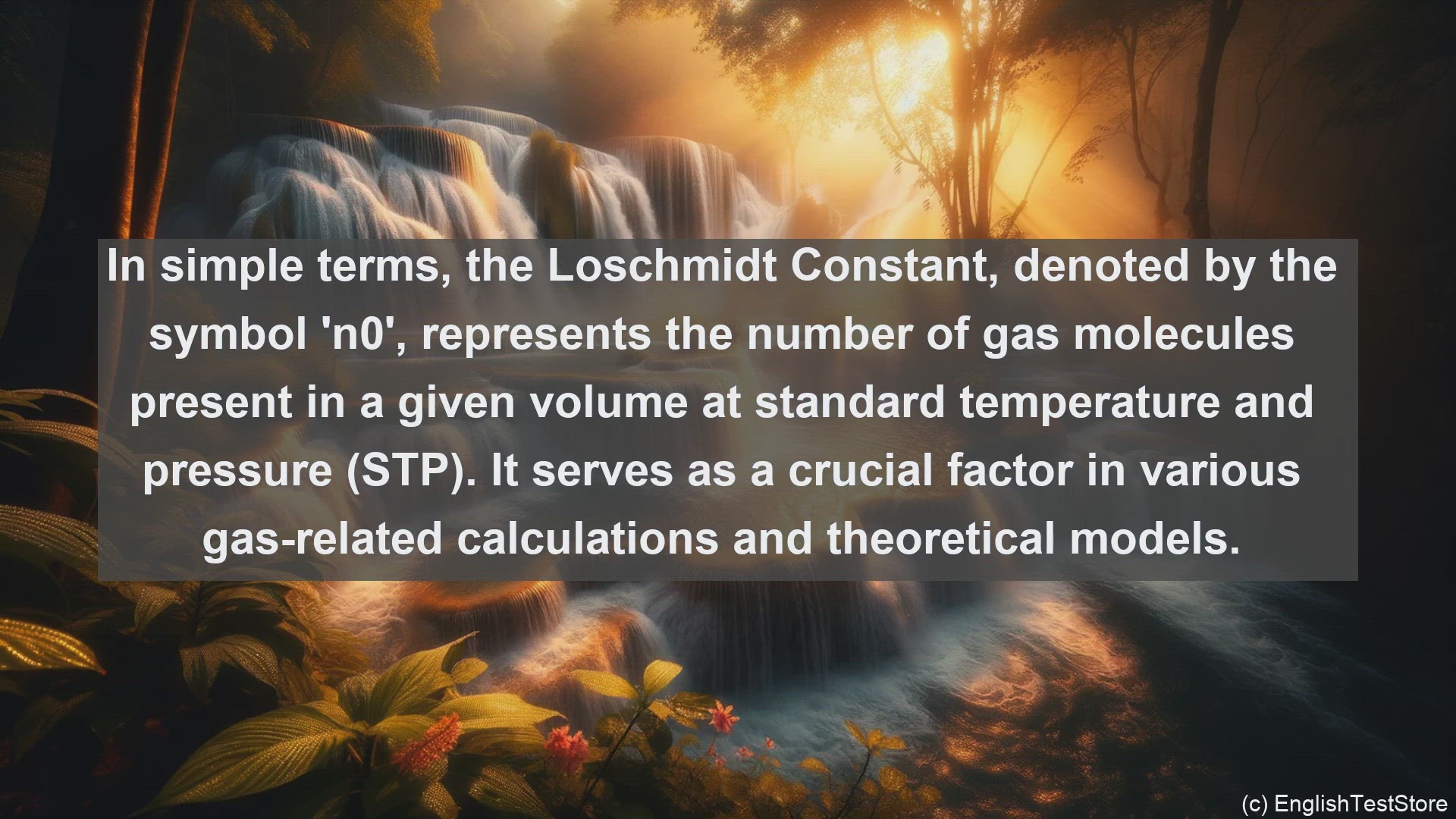 'Video thumbnail for Loschmidt constant in science  definition and examples'