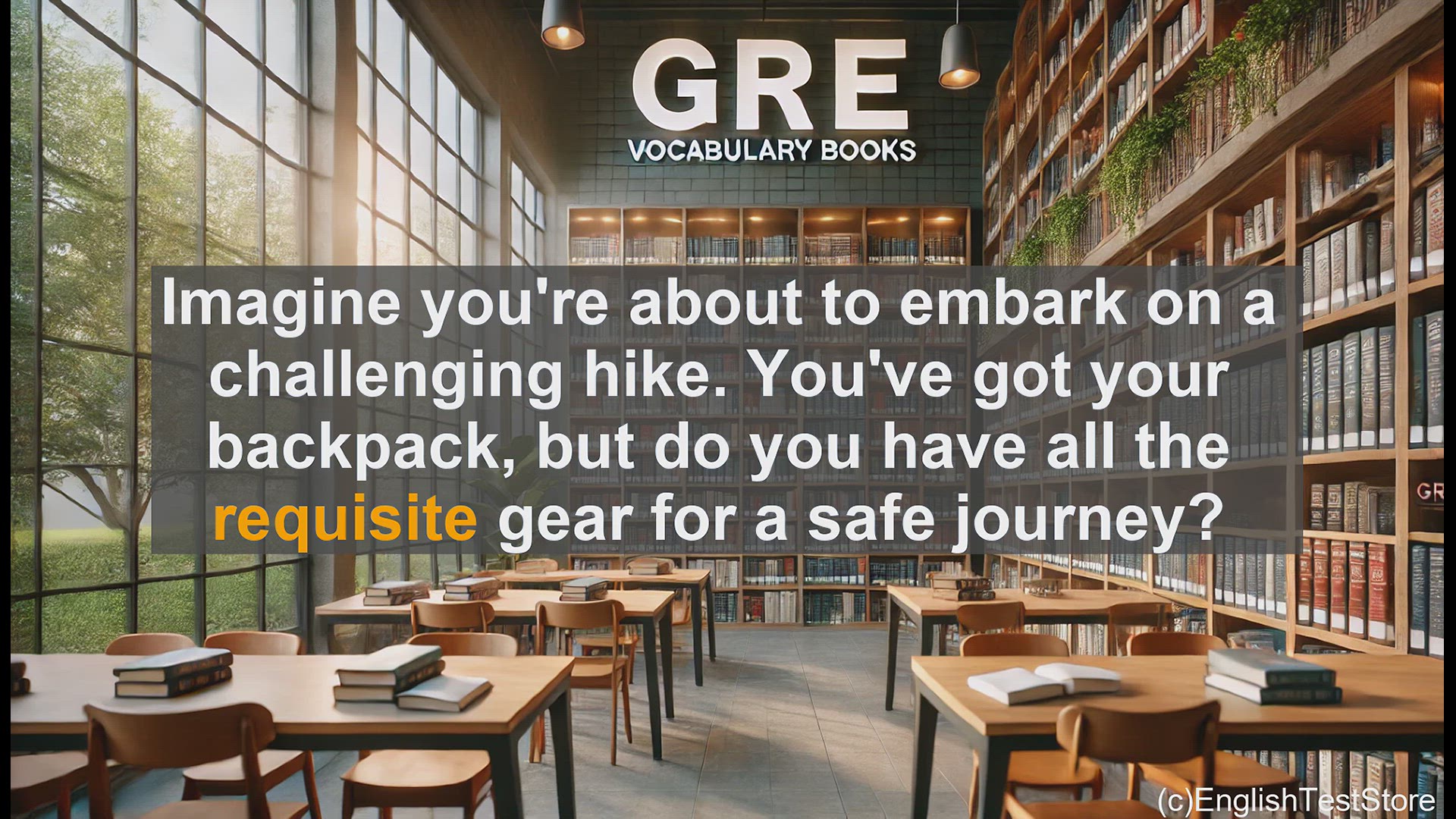 'Video thumbnail for GRE Vocabulary Lesson: Mastering the Requisite - A Key to GRE Verbal Success'