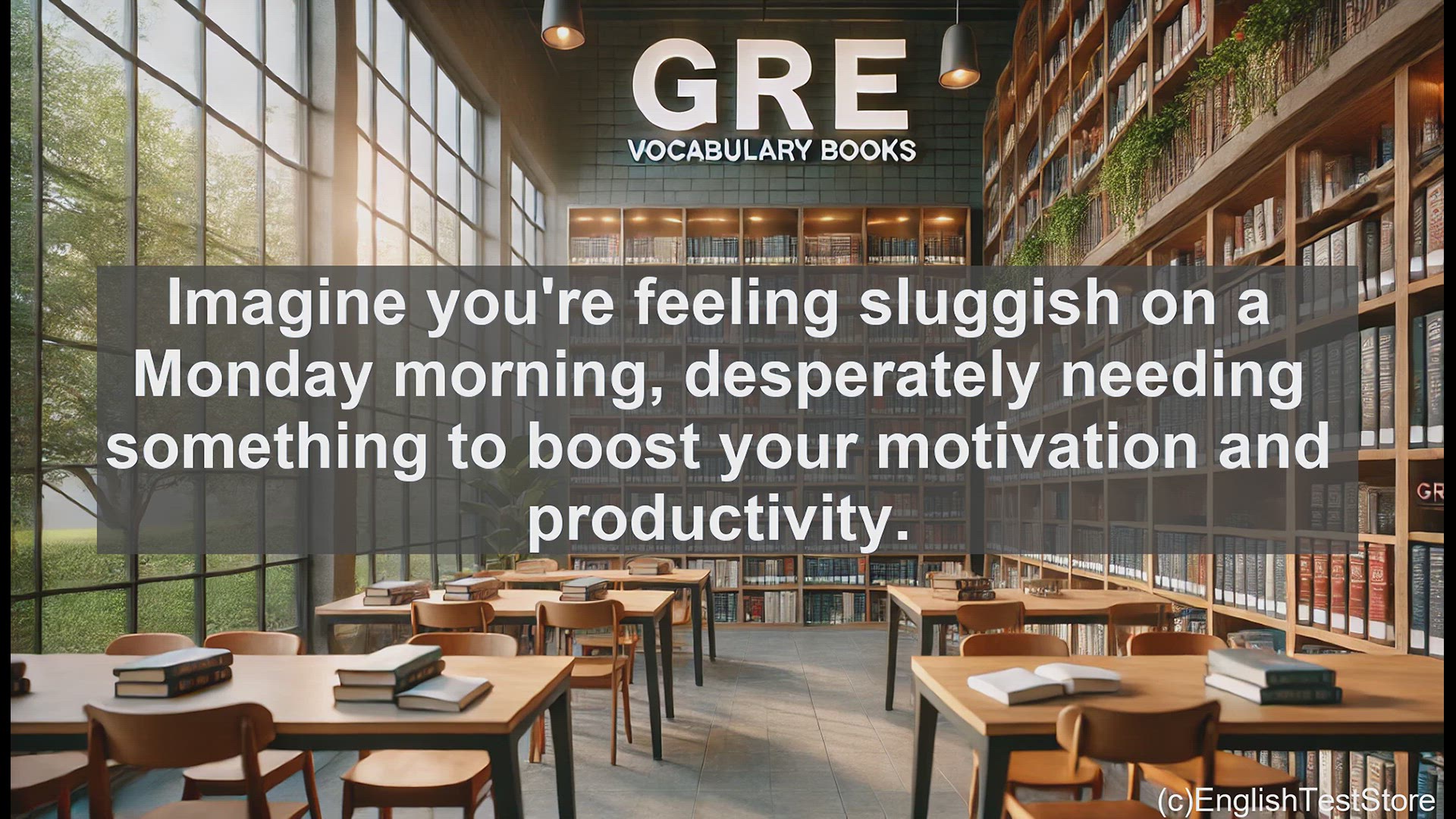 'Video thumbnail for GRE Vocabulary Lesson: Energize Yourself and Ace the GRE'