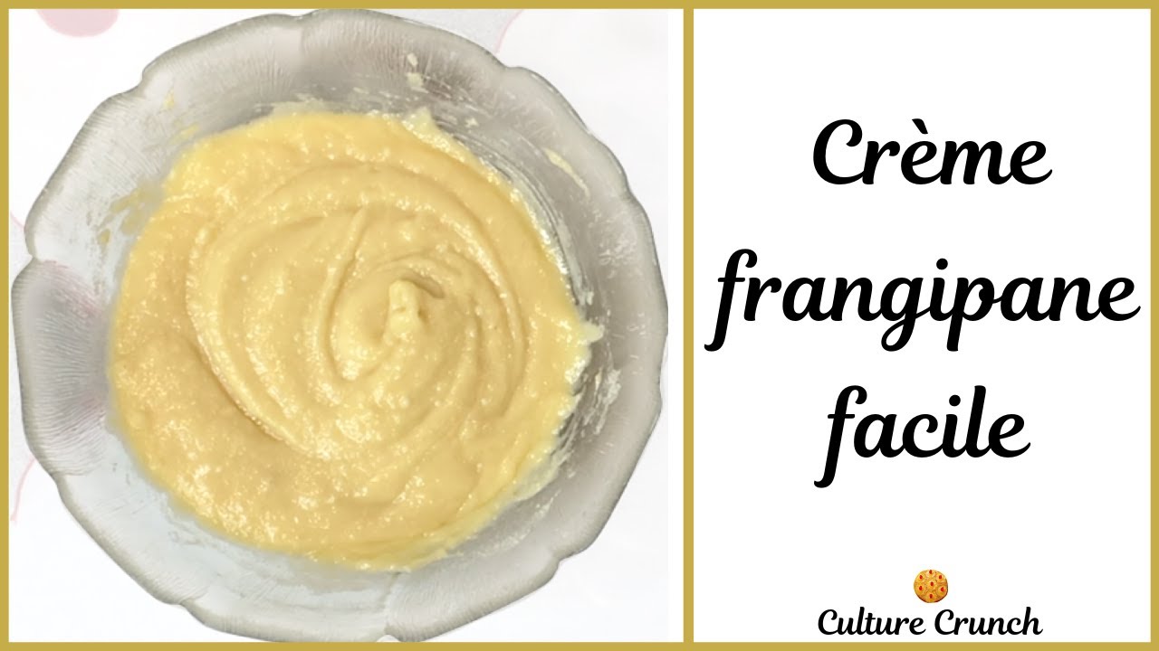 Video thumbnail for LA CRÈME FRANGIPANE FACILE