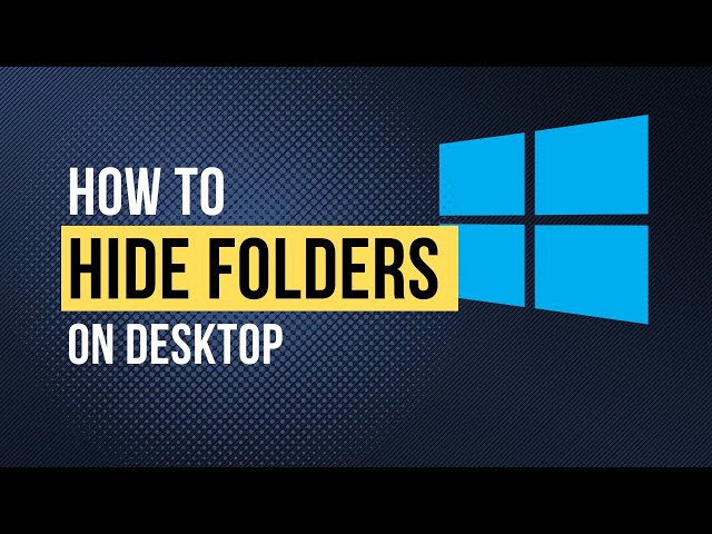 'Video thumbnail for How to Hide Folders and Files in Windows (Simple Tutorials For Beginners)'